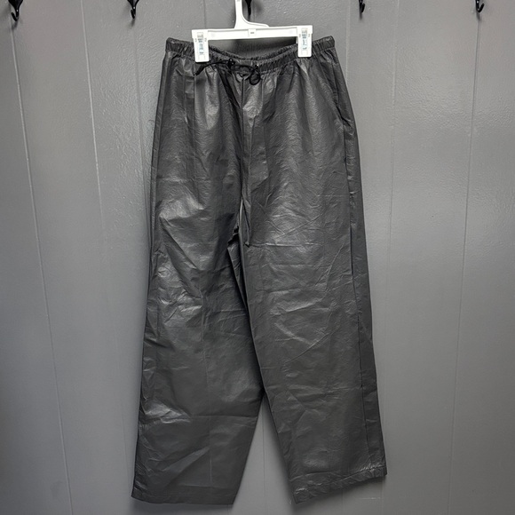 Men's Charcoal Joggers with Drawstring Waist - Picture 1 of 6